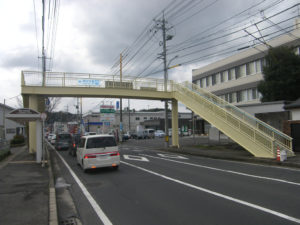 市道東津田鼻曲線 津田横断歩道橋再塗装工事 竣工01