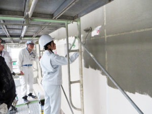 塗装作業の体験