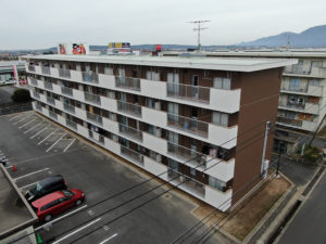 島根県営住宅（出雲市小山団地４号棟）外壁改修外工事 竣工2